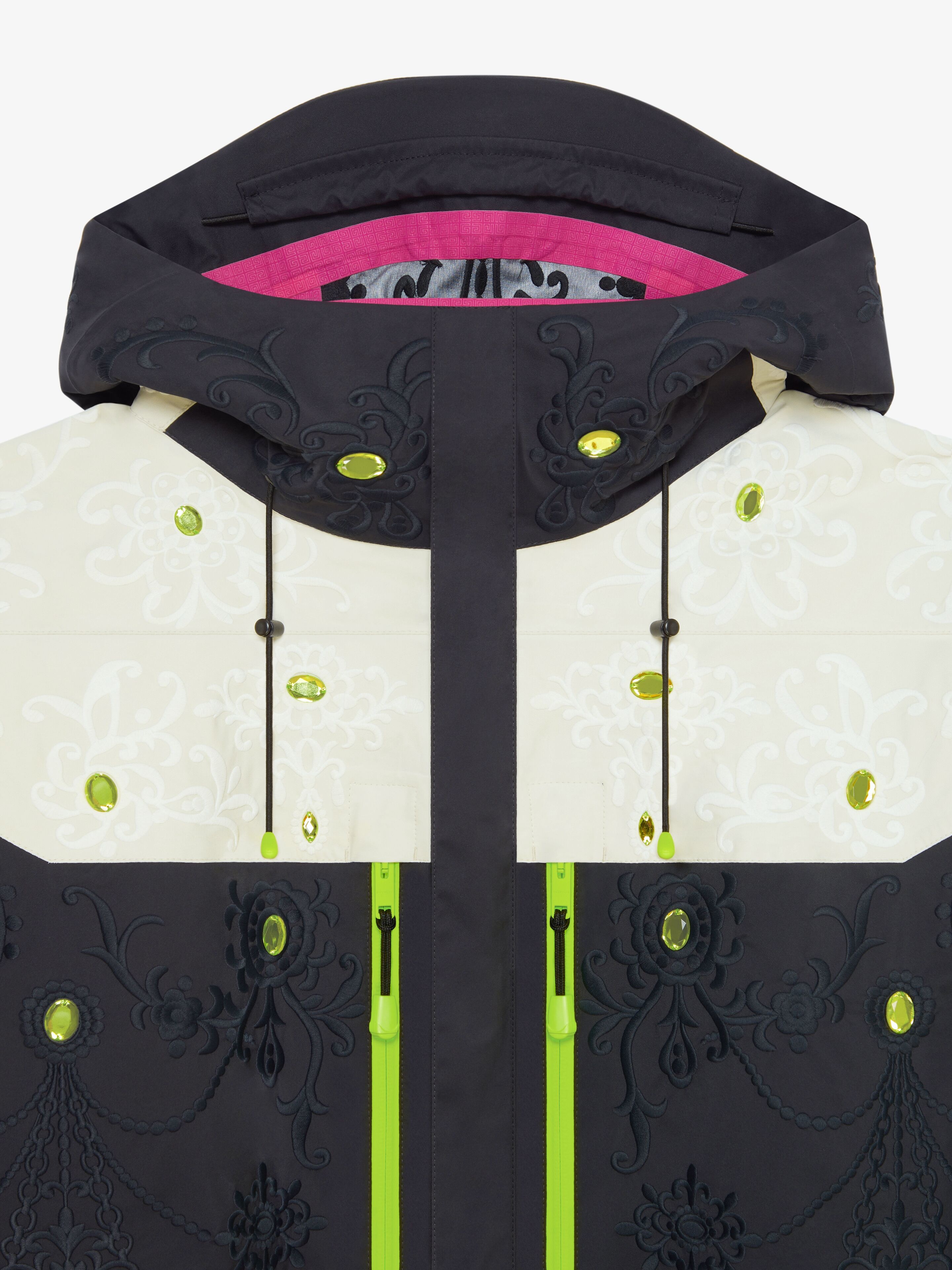 TECHNICAL JACKET WITH EMBROIDERIES AND RHINESTONES - 5