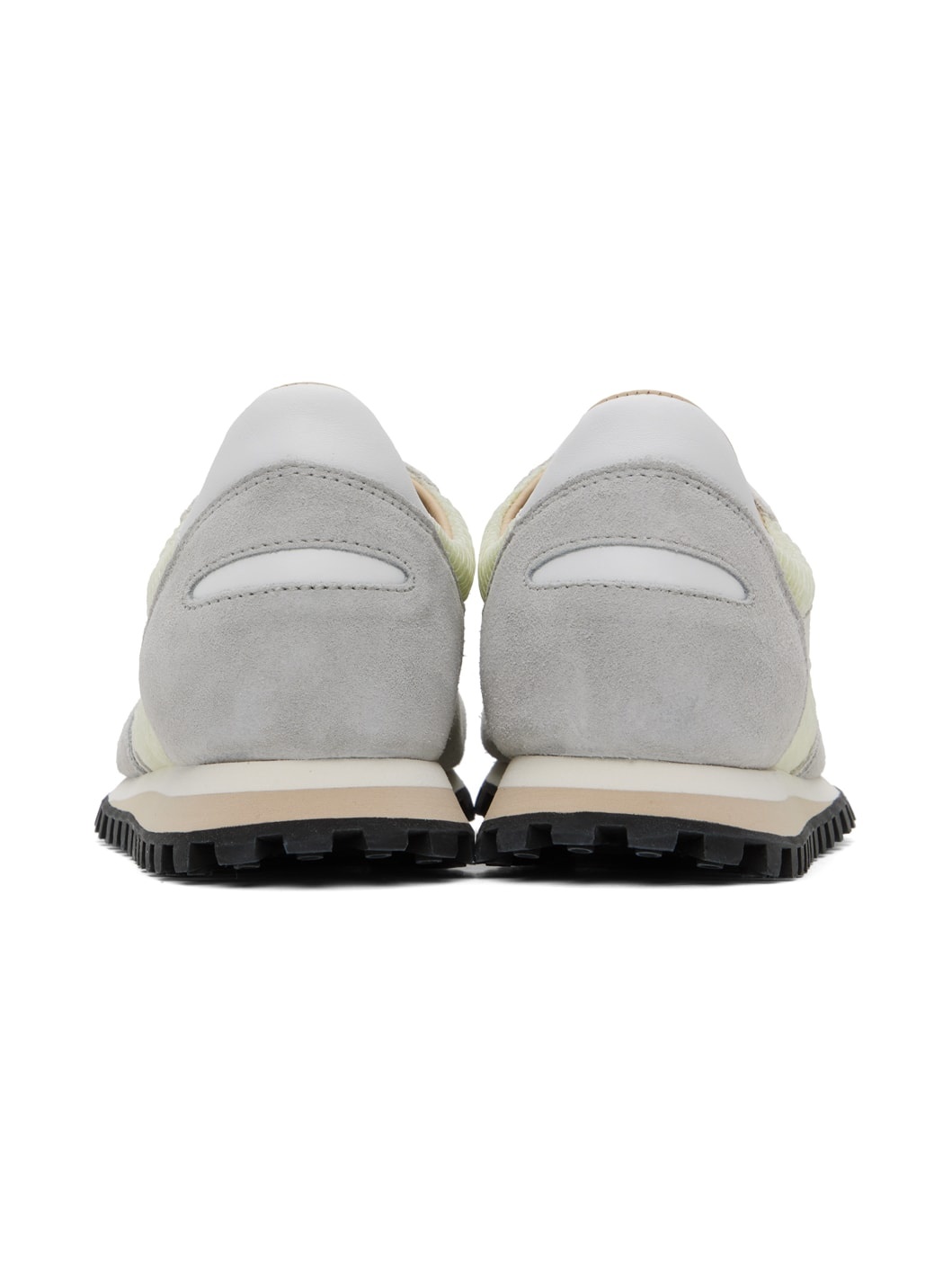 Green & Gray Marathon Trail Low Transparent Sneakers - 2