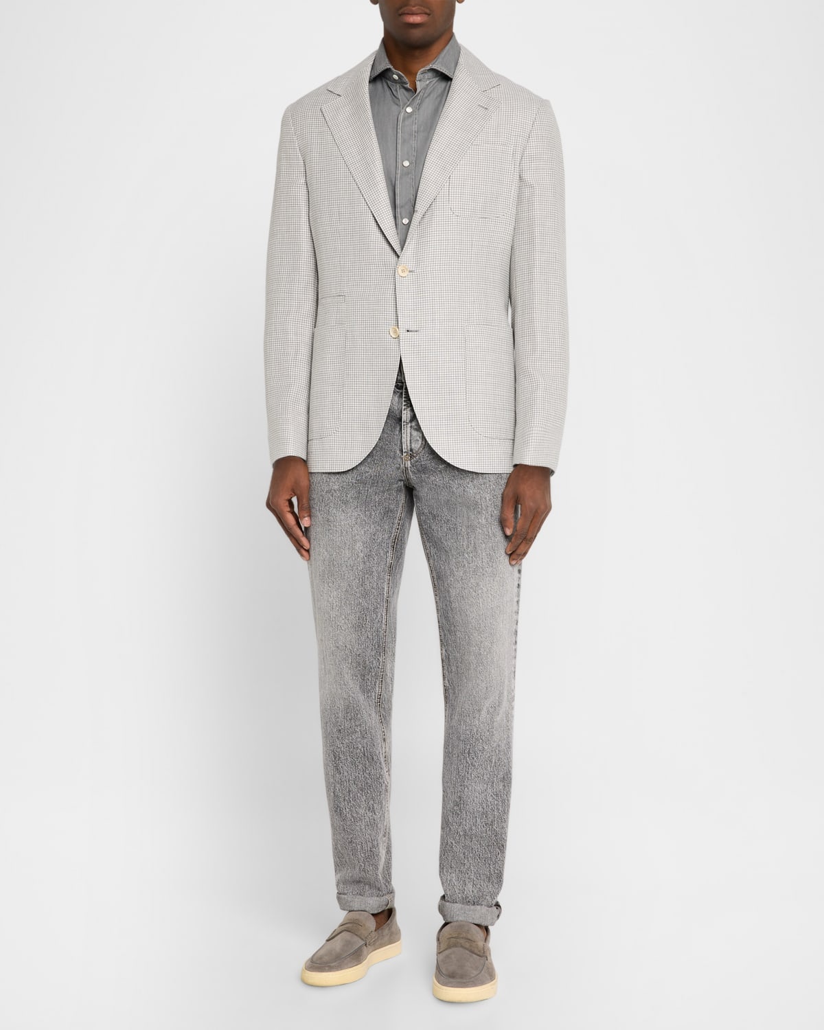 Men's Houndstooth Sport Coat - 2