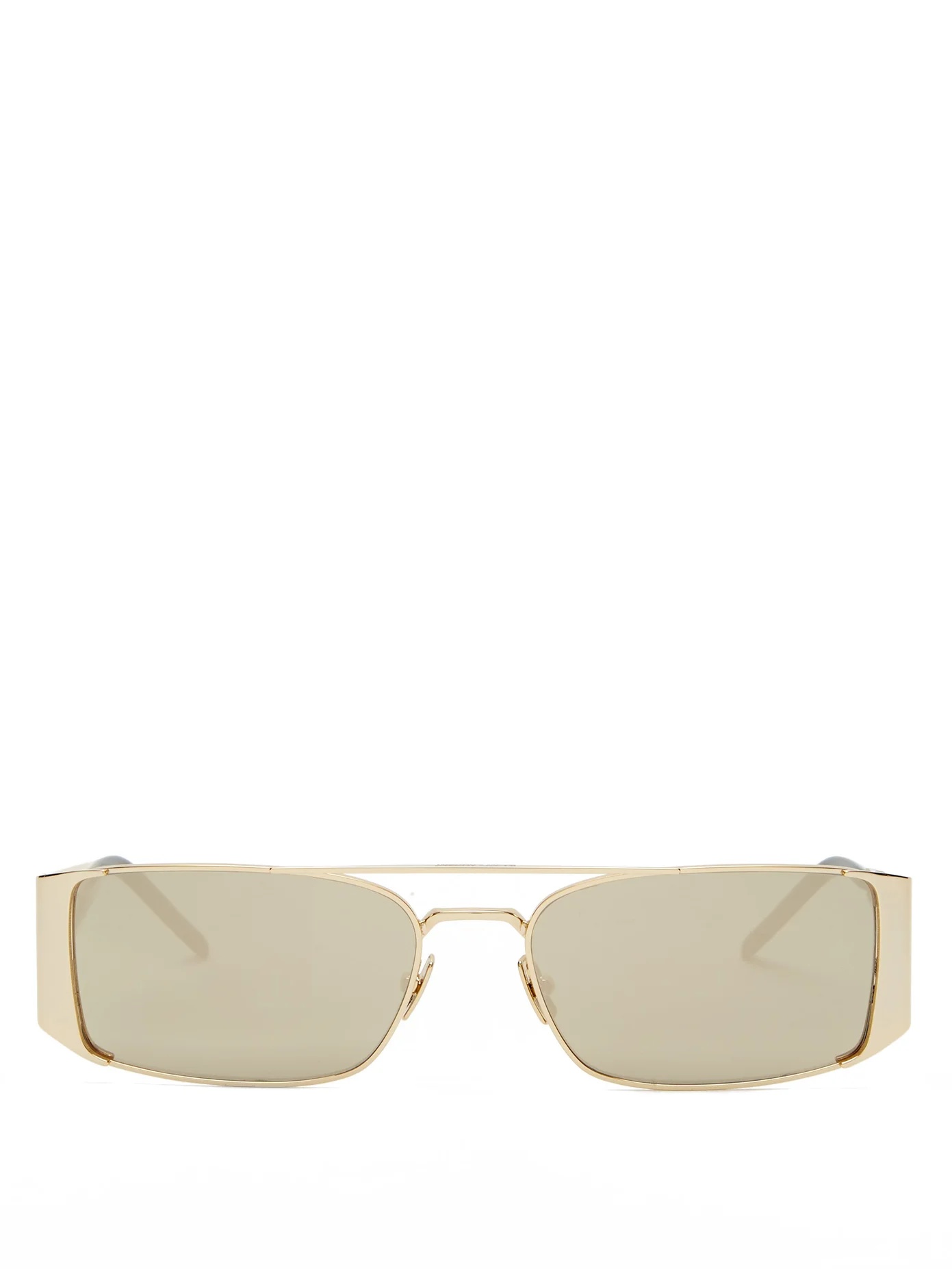 Lenny rectangle metal sunglasses - 1