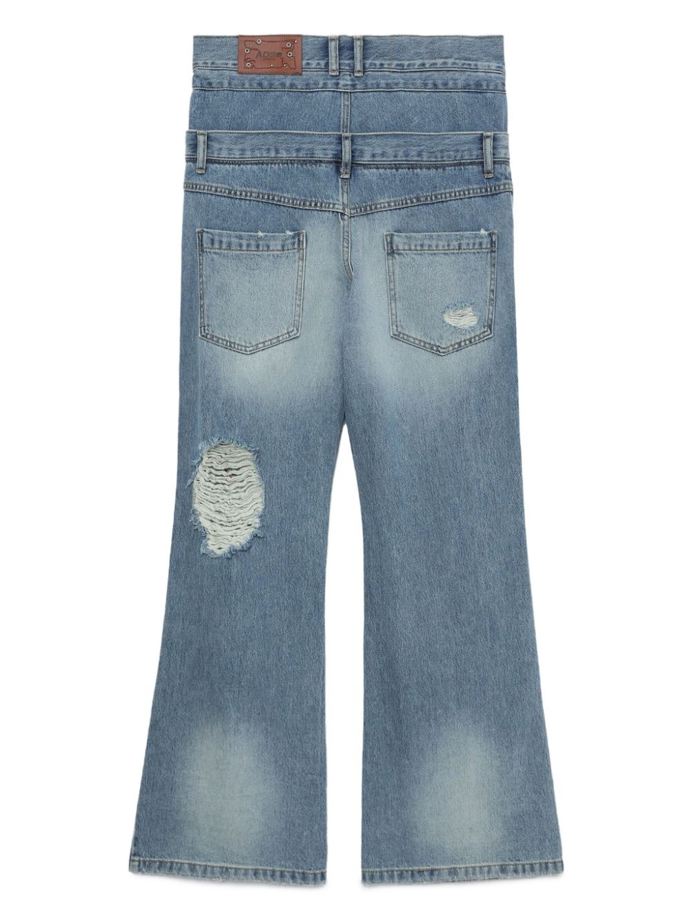 Beria high-rise straight-leg jeans - 6