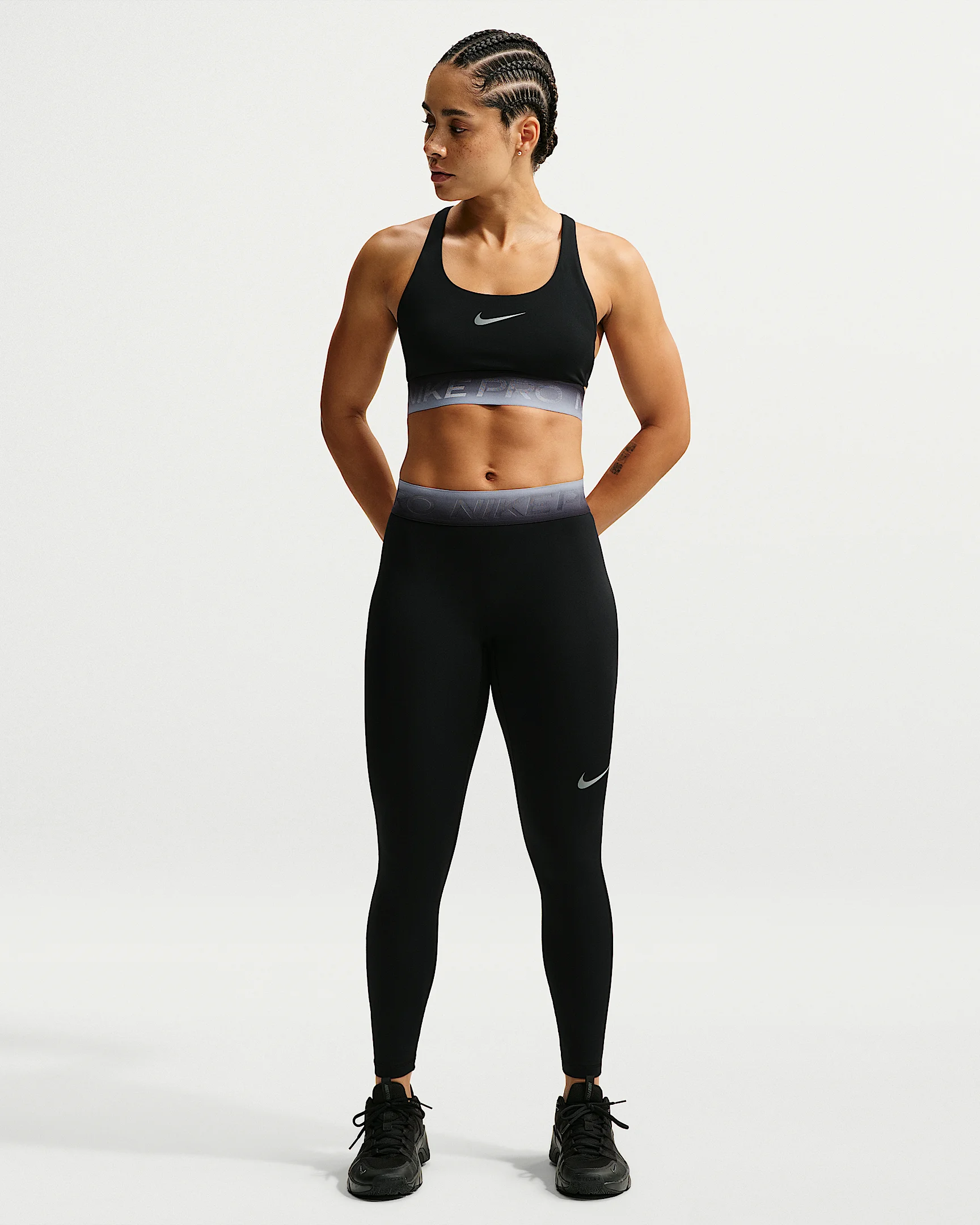 Nike Pro Women's Mid-Rise 7/8 Leggings - 1