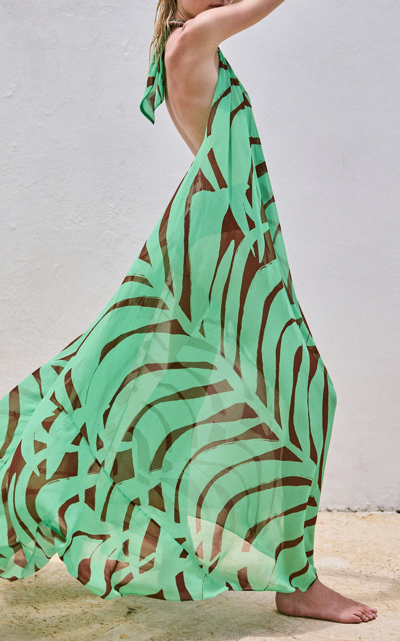 Tactile Winds Printed Maxi Dress print 6