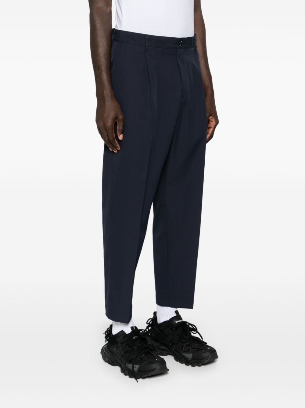 straight-leg chino trousers - 3