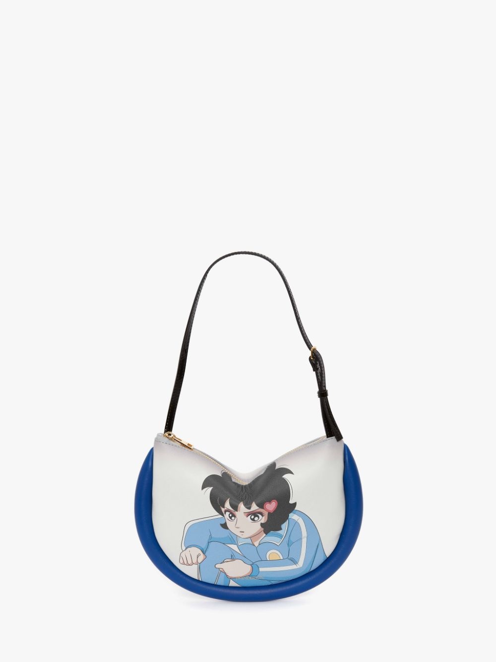 RUN HANY BUMPER-MOON LEATHER SHOULDER BAG - 4