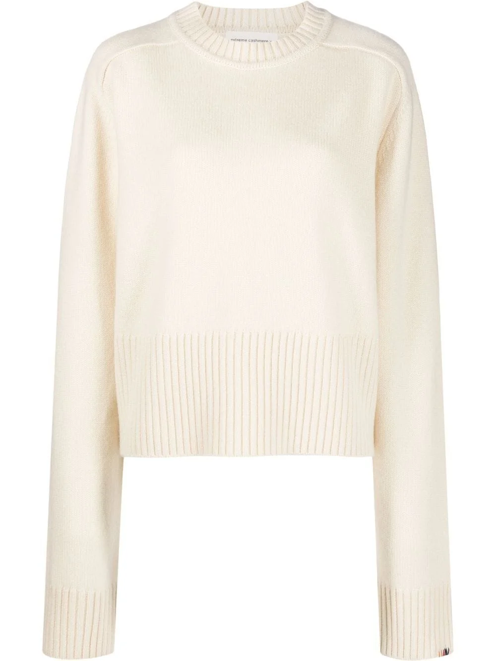 long-sleeve cashmere jumper - 1