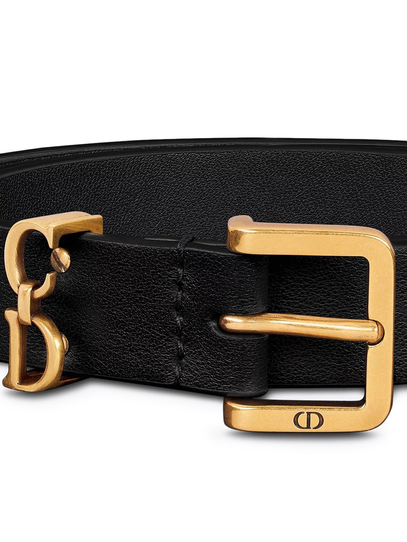 ベルト Dior Saddle Loop Belt Saddle Belt Black Ultrasoft Calfskin, 20 MM | DIOR