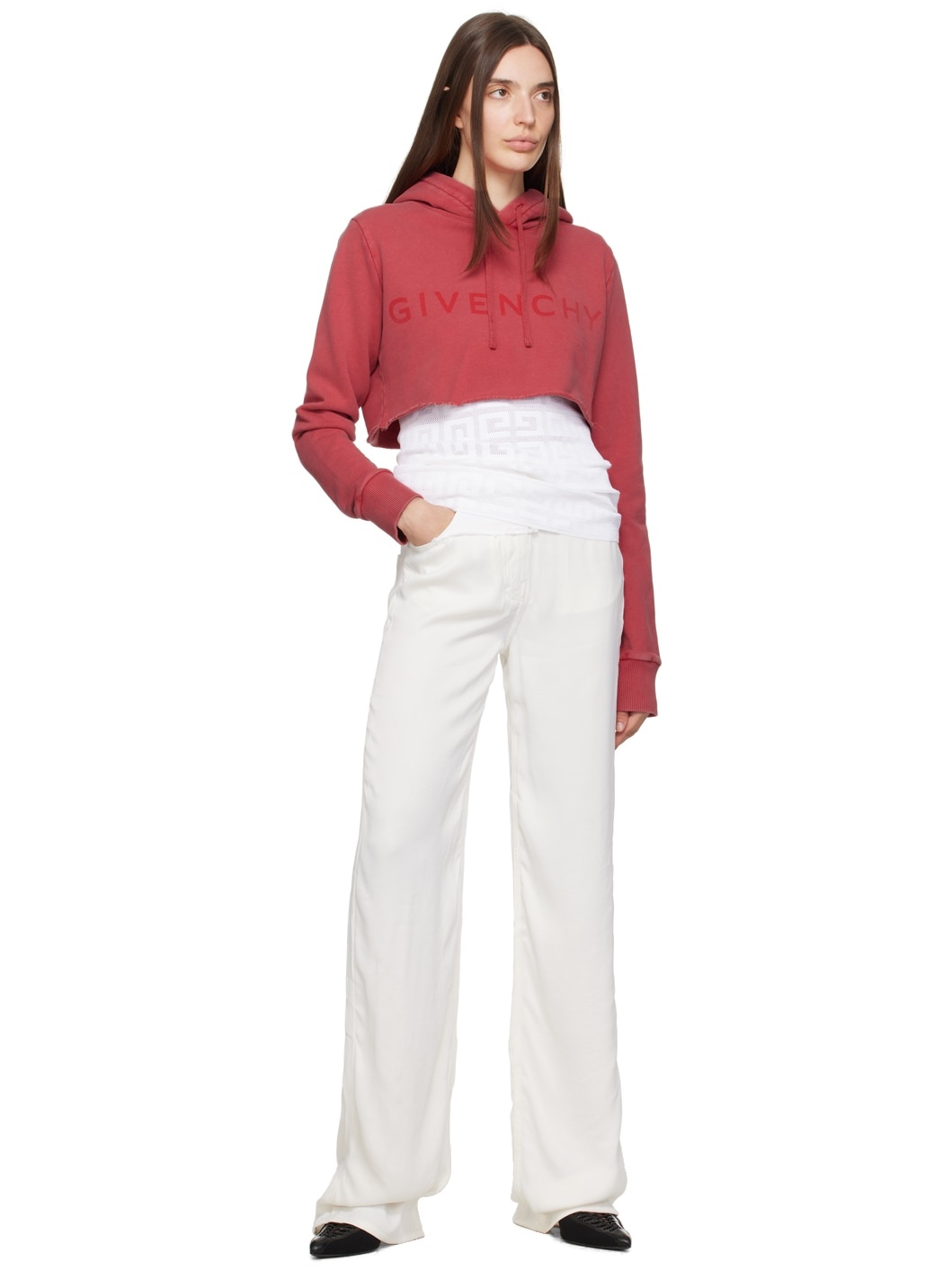 White Oversized Jeans - 4