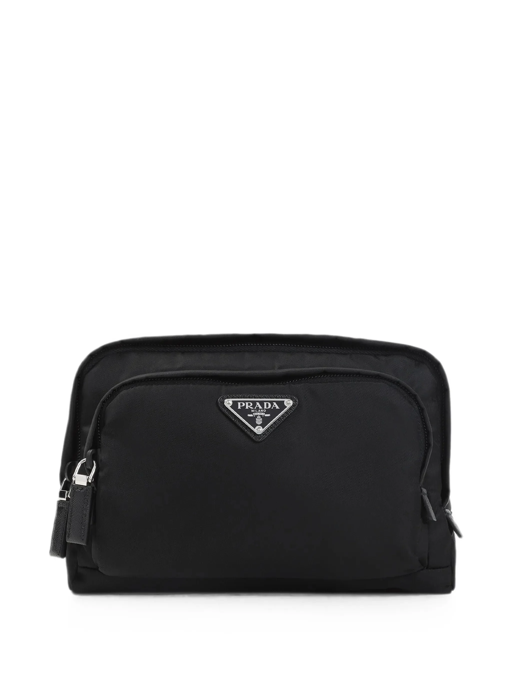 Prada Logo-plaque Pouch Bag - 1