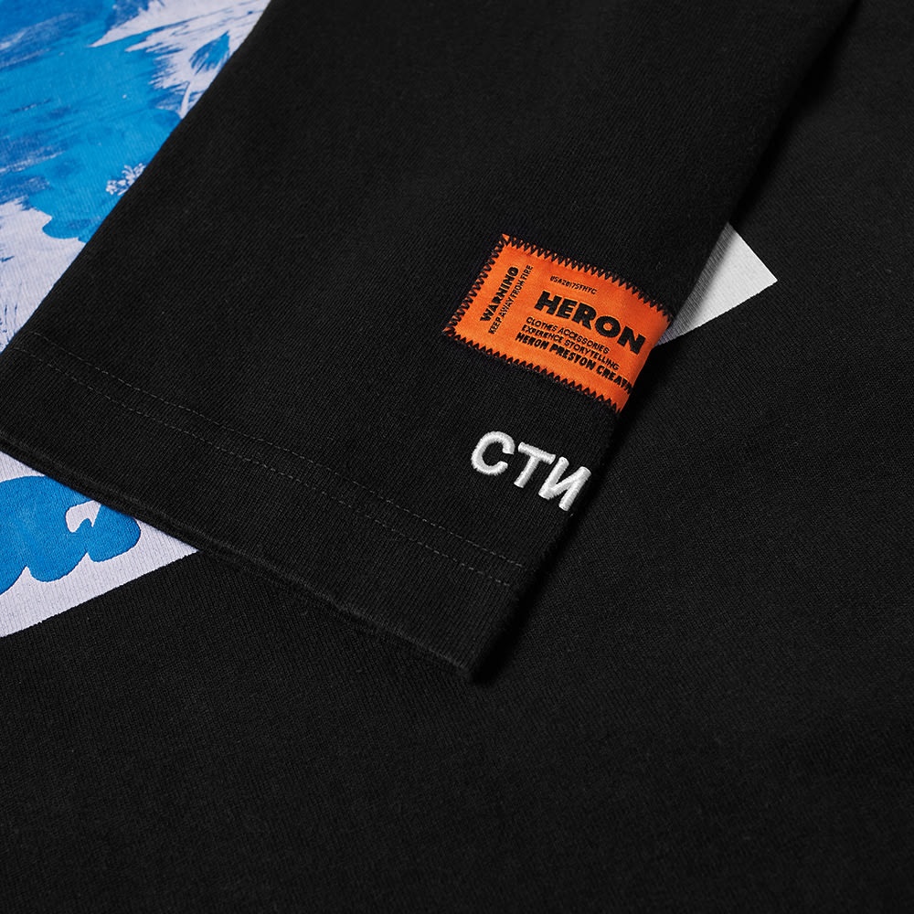 Heron Preston Long Sleeve Oversized Herons Captcha Tee - 3