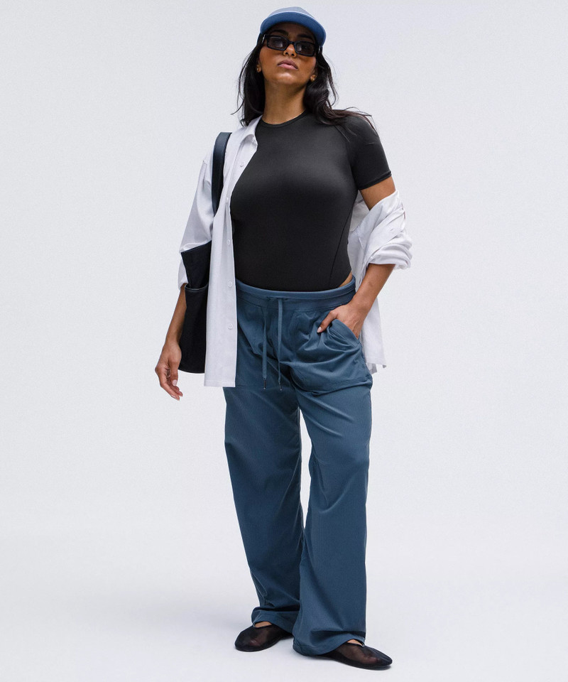 Wundermost Ultra-Soft Nulu Short-Sleeve Crew Thong Bodysuit 1