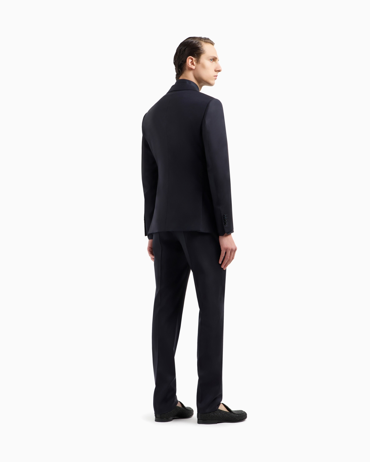 MANHATTAN LINE VIRGIN-WOOL SINGLE-BREASTED SUIT - 3