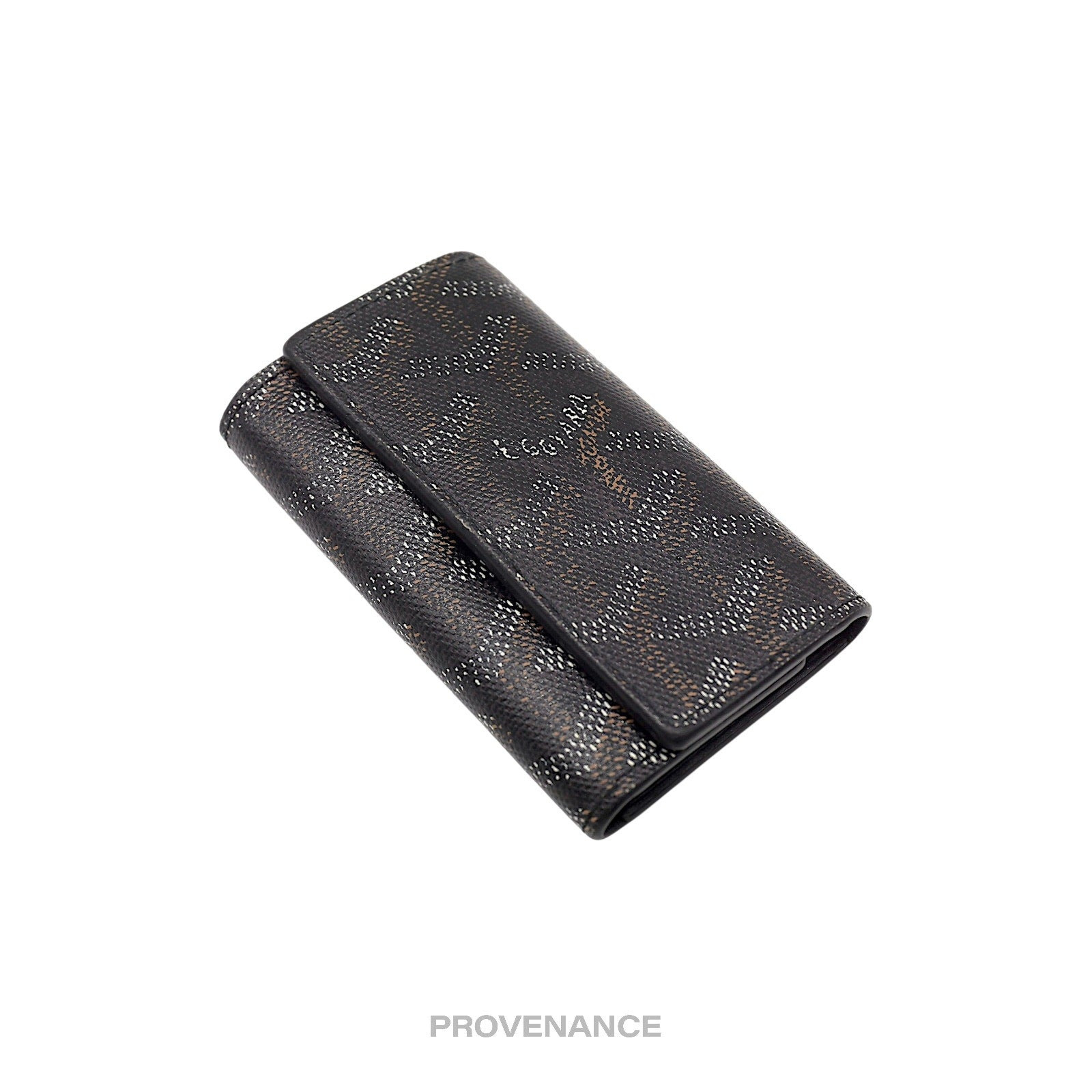 Goyard 6 Key Case Wallet - Black Goyardine - 3