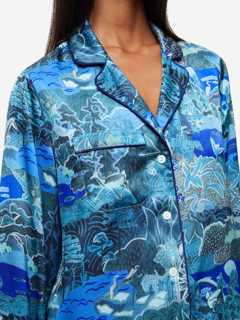 Women's Pyjamas Brindisi 86 Silk Satin Multi - 7