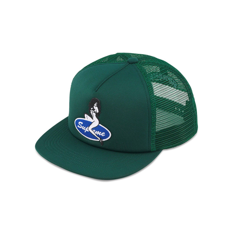 Supreme Pin Up Mesh Back 5-Panel 'Green' - 1