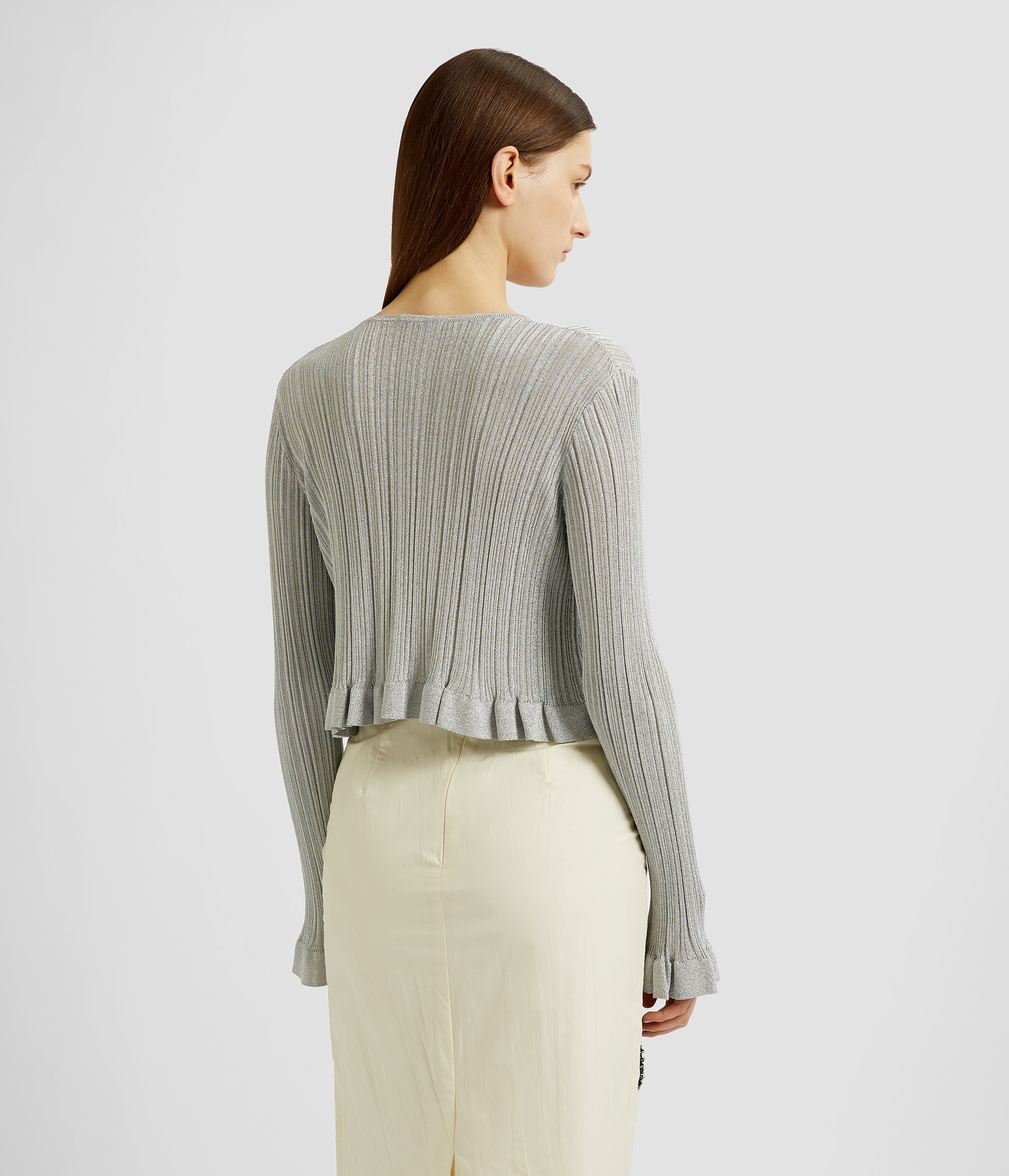 LUREX PLISSE CARDIGAN - 3