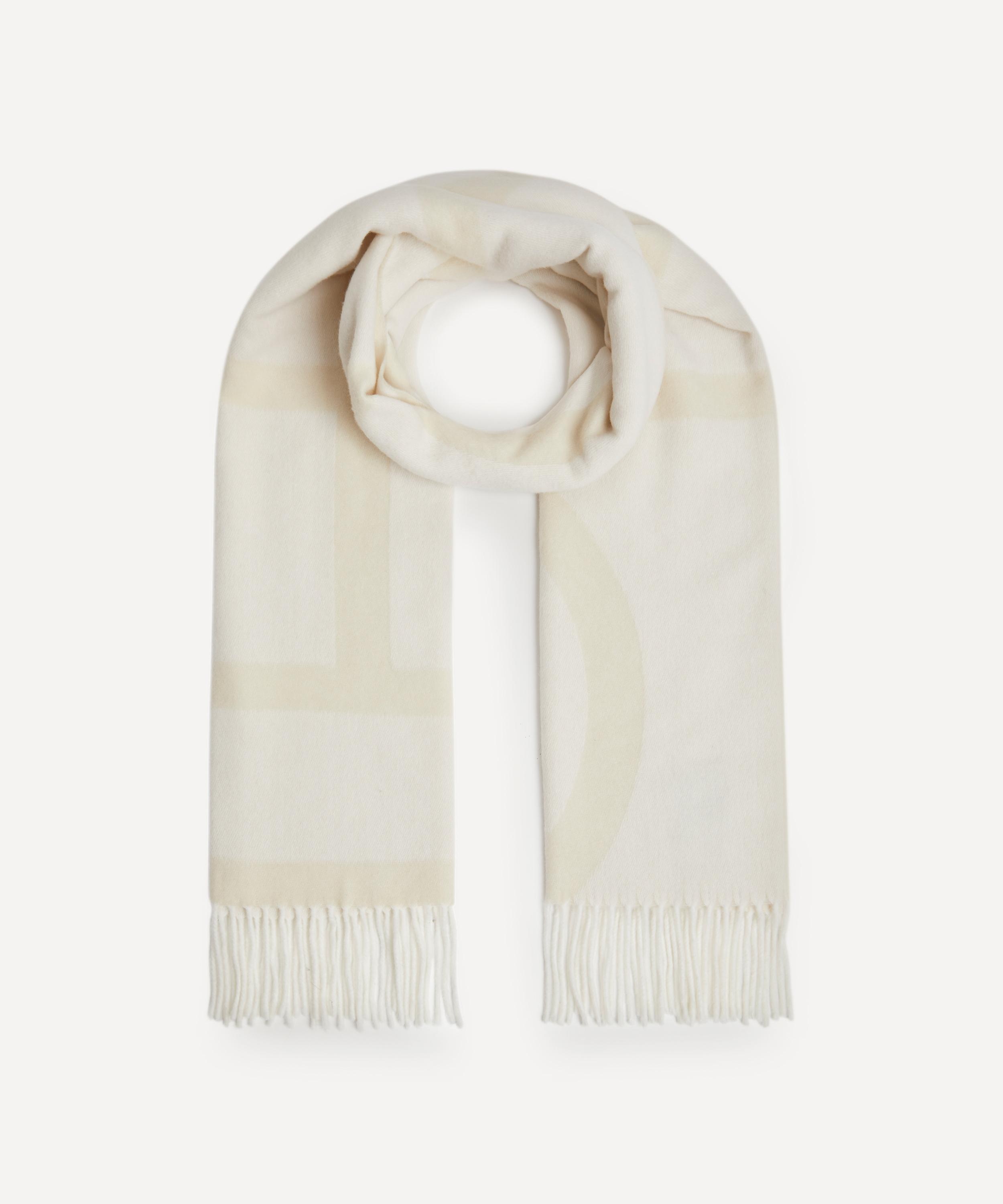 Monogram Jacquard Wool Scarf - 1