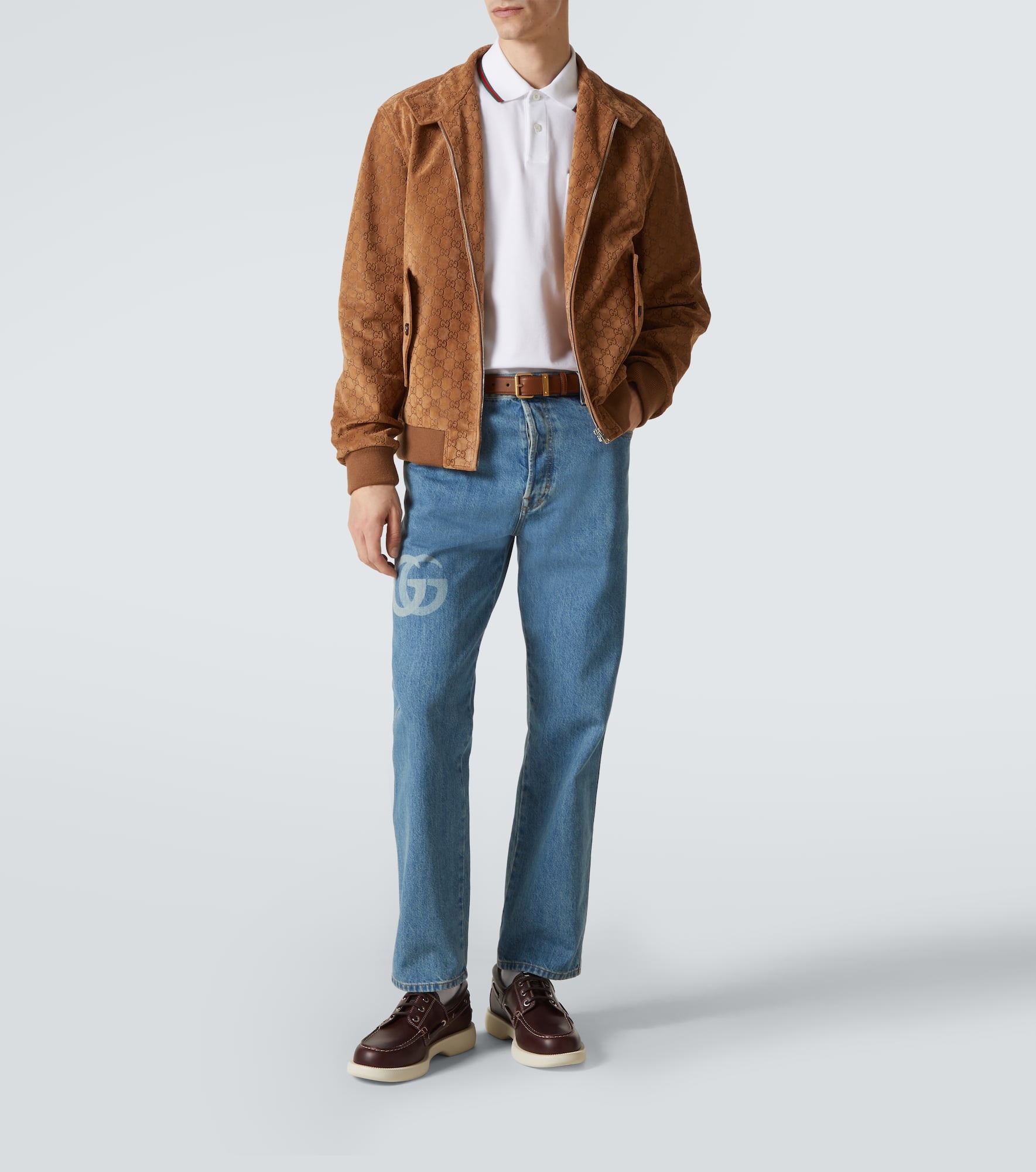 GG suede bomber jacket - 2
