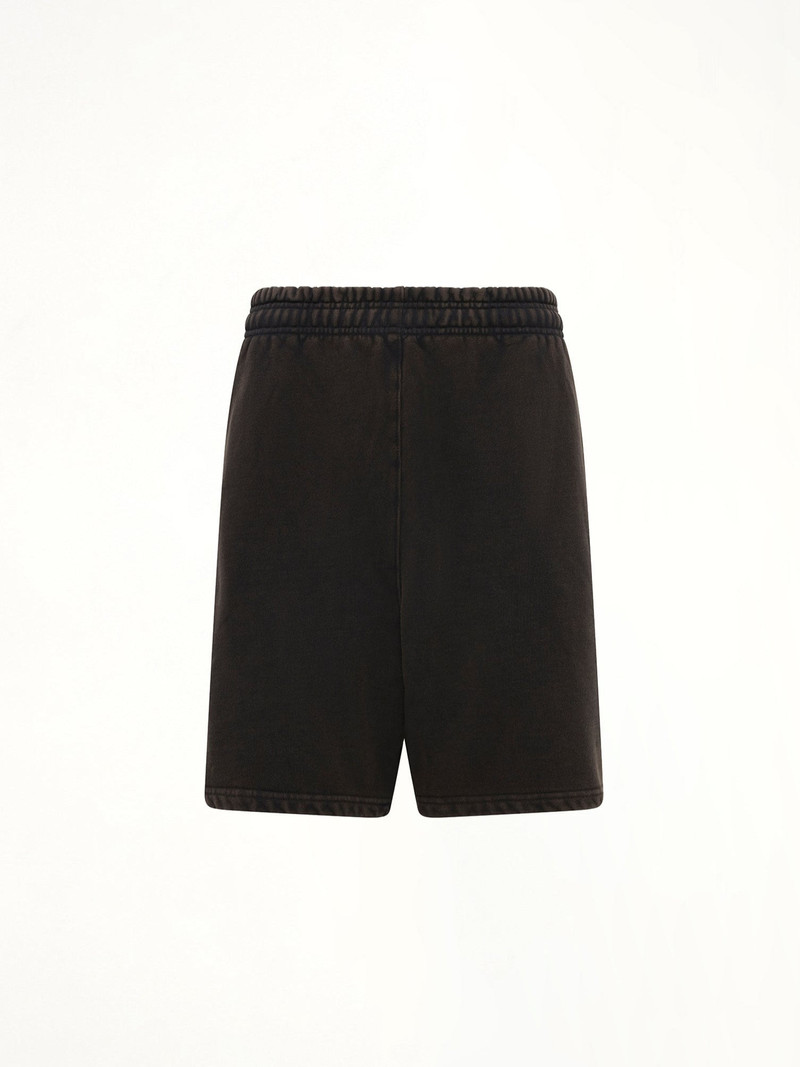 entire studios Standard Sweatshorts in Washed Black outlook