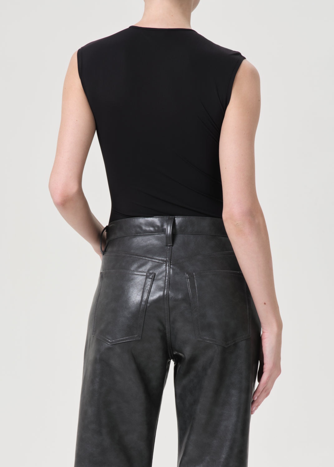 Aura Sleeveless Bodysuit Black - 2