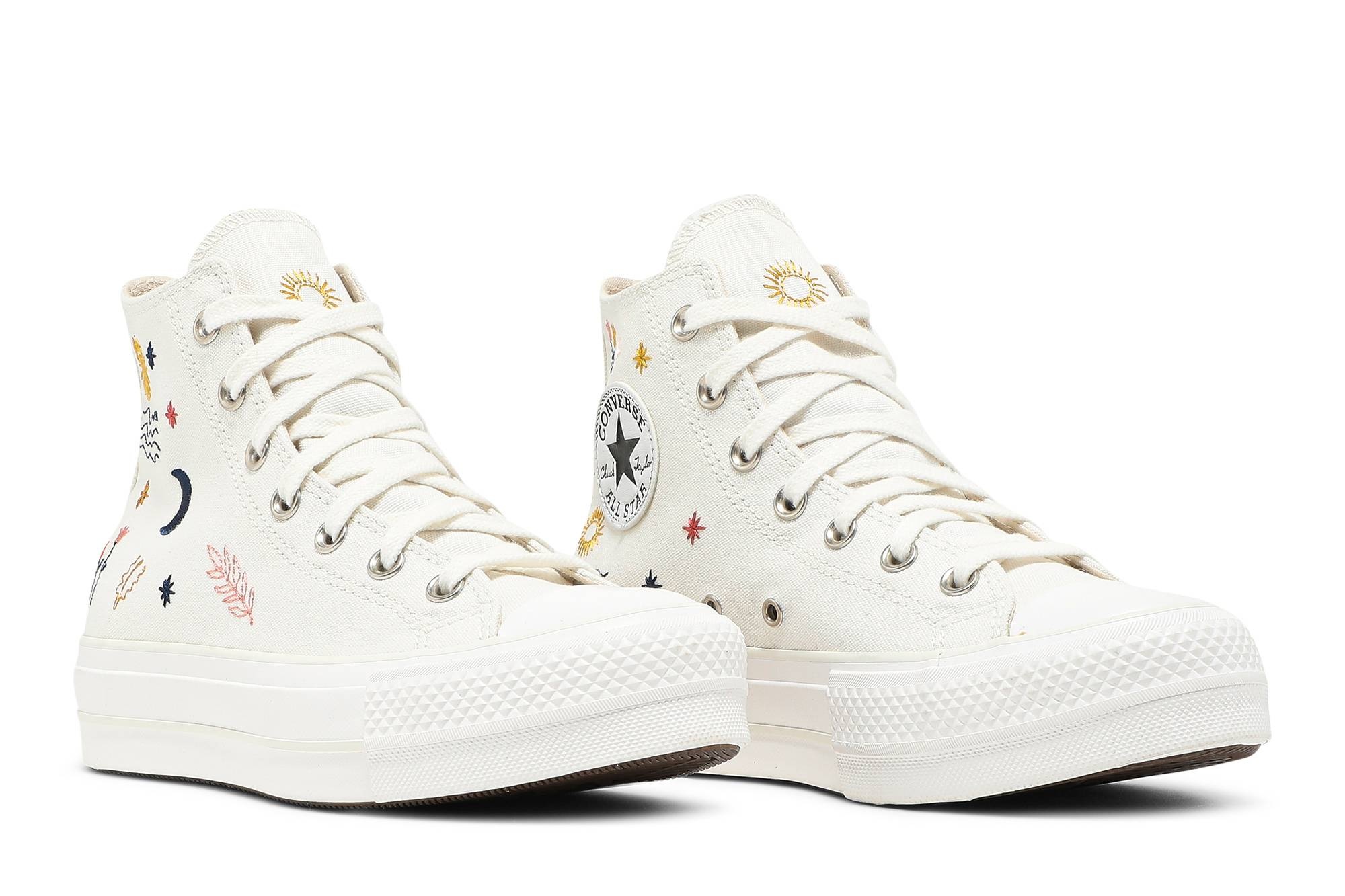 Wmns Chuck Taylor All Star Platform High 'It's Okay To Wander - Egret' - 8