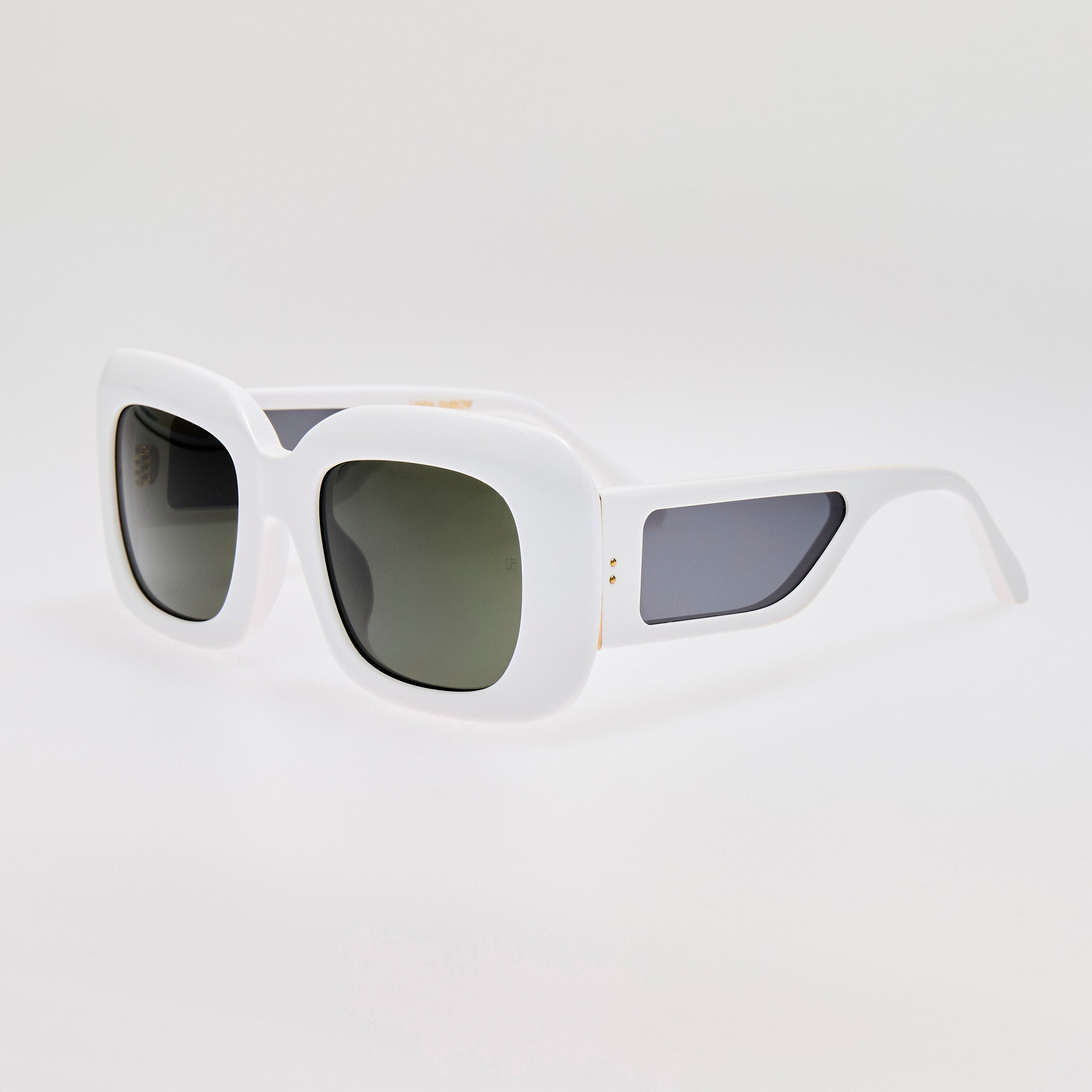Emmy Sunglasses in White - 3