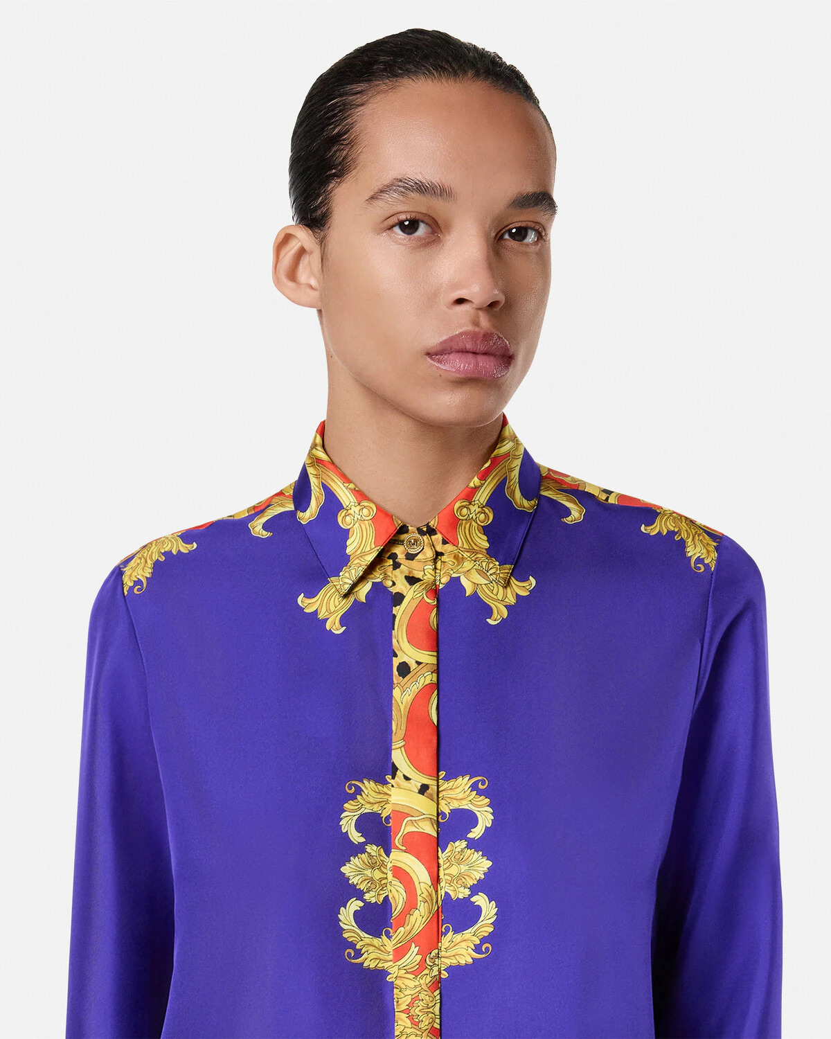 Cheetah Barocco Silk Shirt - 3