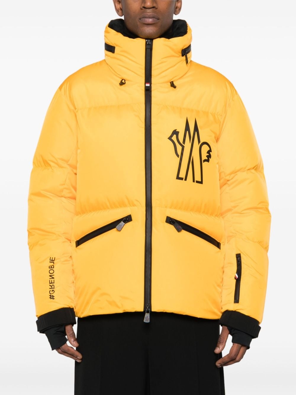 Verdons logo-print ski jacket - 3