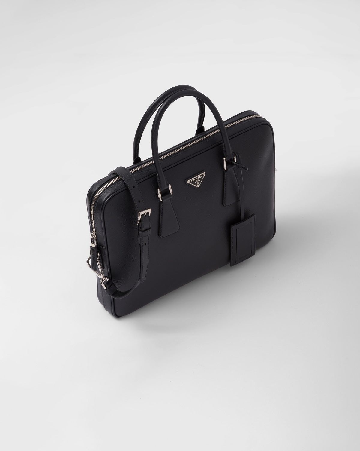 Saffiano Leather Work Bag - 3