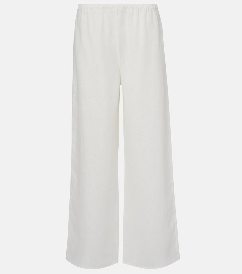 Austin linen wide-leg pants 1