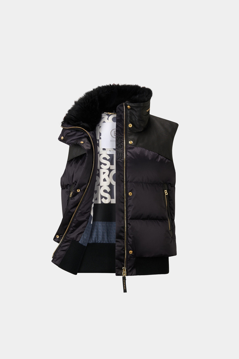 BOGNER Nelli Down ski vest in Black outlook