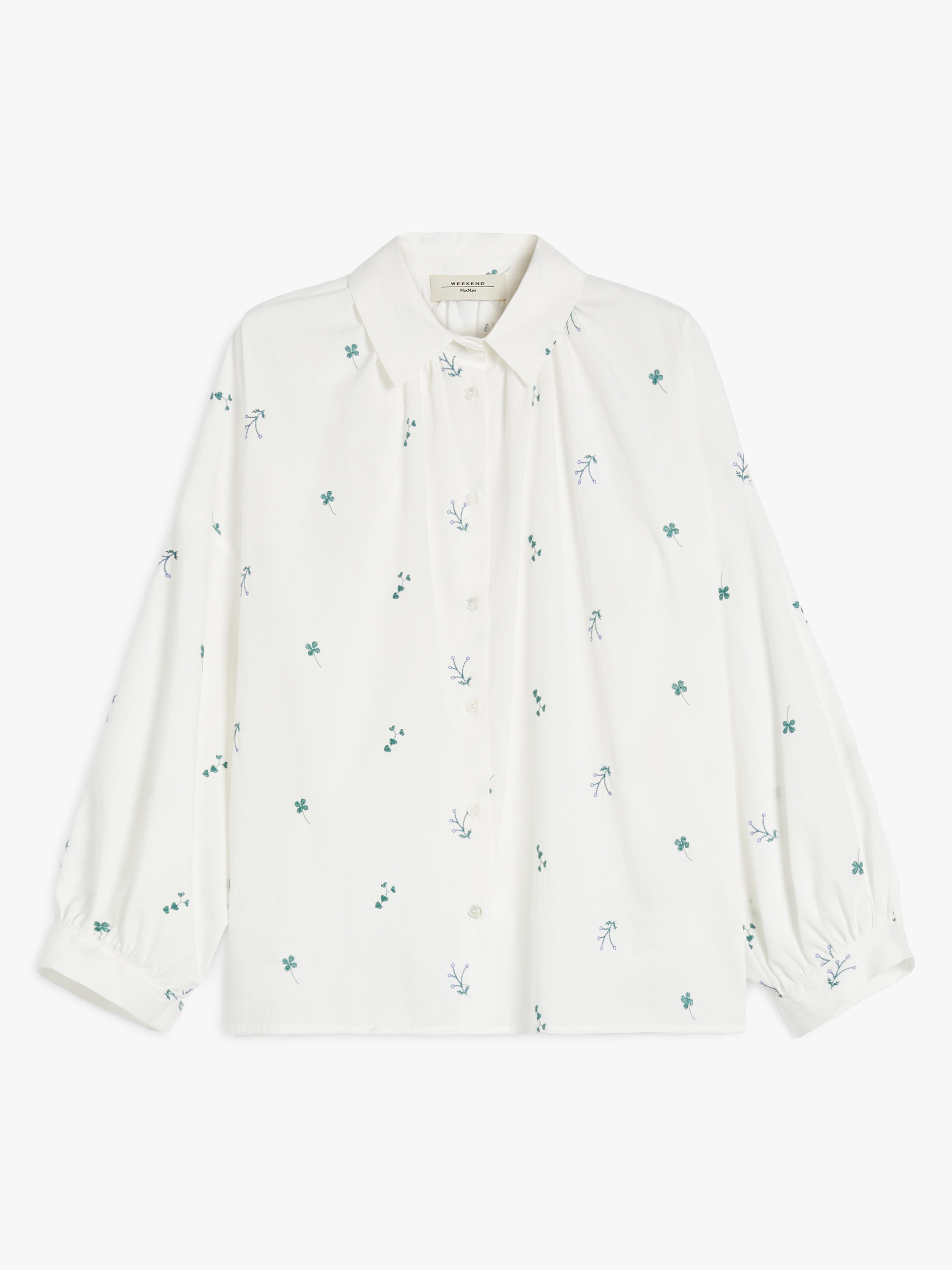 GILLY Embroidered poplin shirt - 1