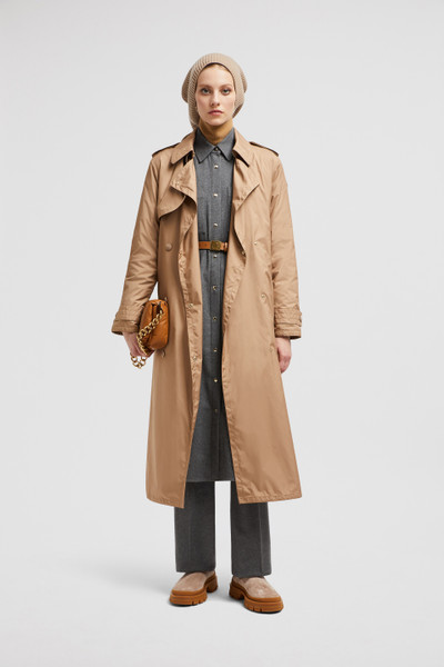 Moncler Barbetane Down Trench Coat outlook