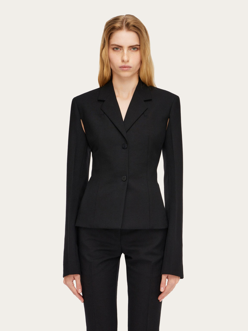 Tailored blazer with cut out 4