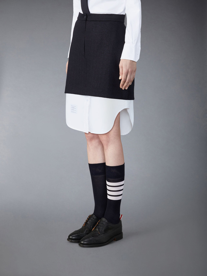 Thom Browne Cotton Wool Mini Skirt outlook