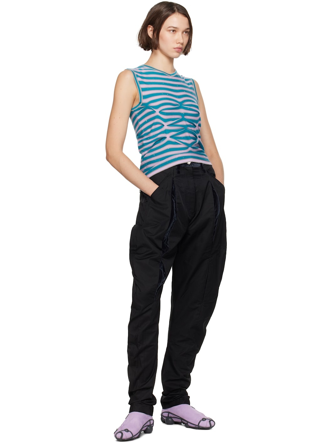 Black Chasseur Trousers - 4