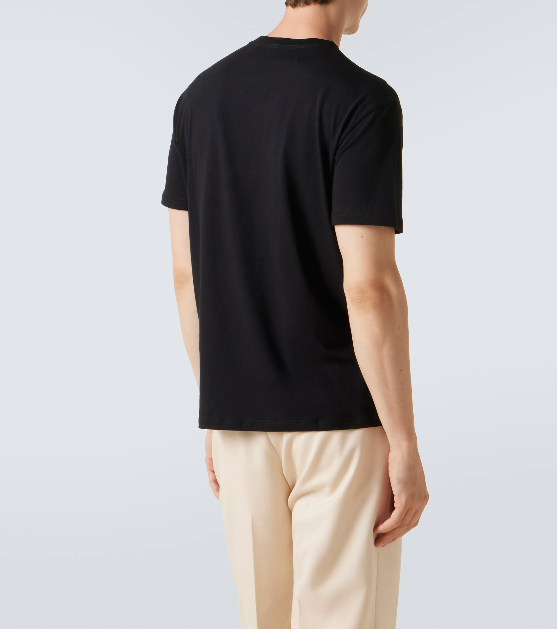 VLogo cotton jersey T-shirt - 4