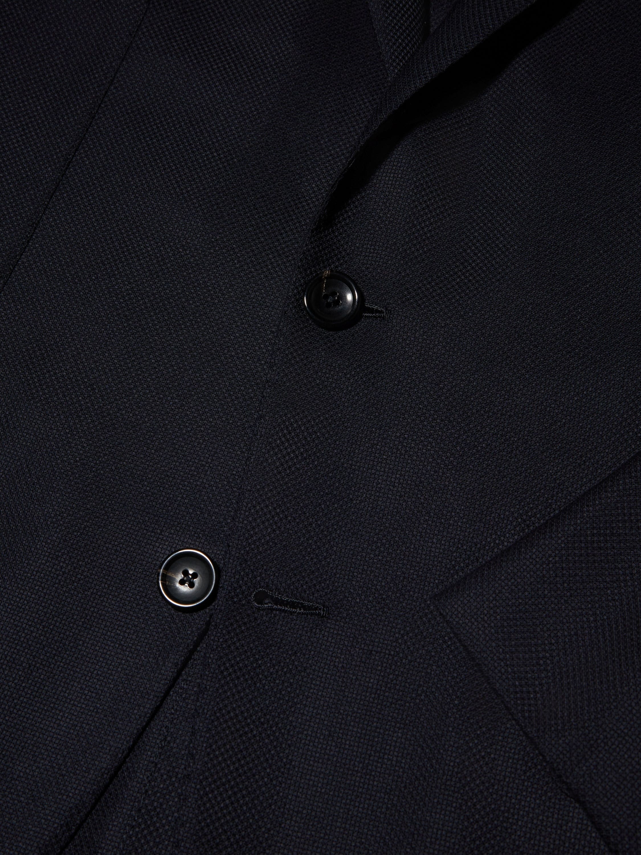 NAVY BLUE CENTOVENTIMILA WOOL JACKET - 3
