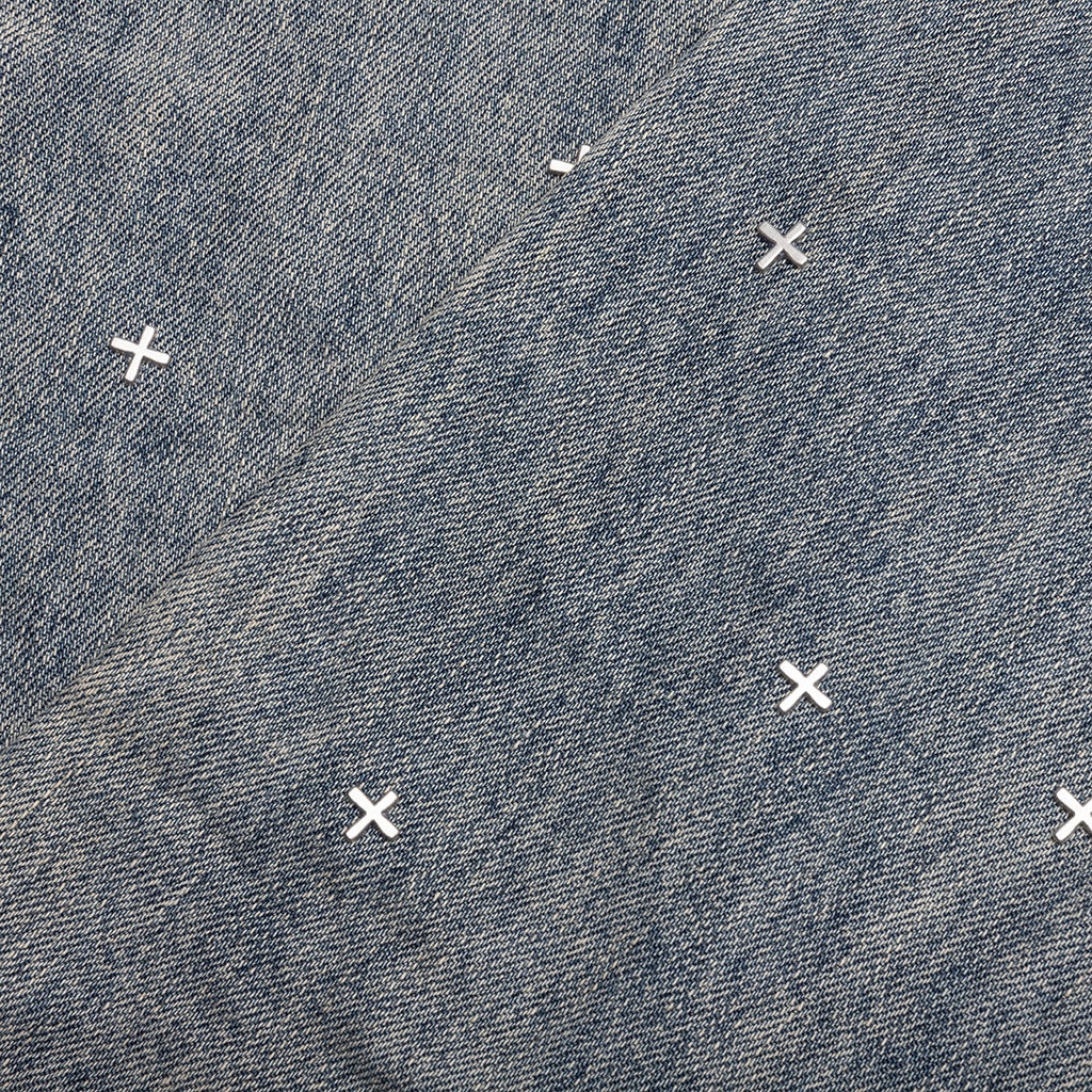 VAN WINKLE STAGELIGHT METALIK PANTS - DENIM - 4
