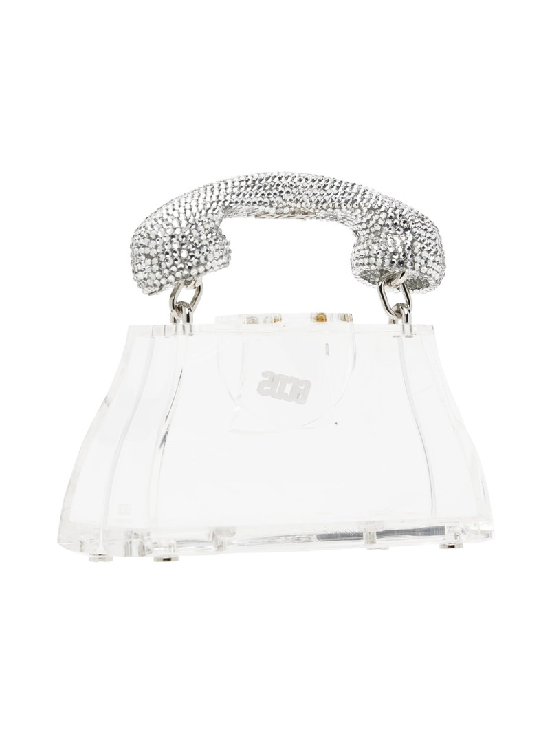 Transparent Call Me Comma Bling Baby Bag 3