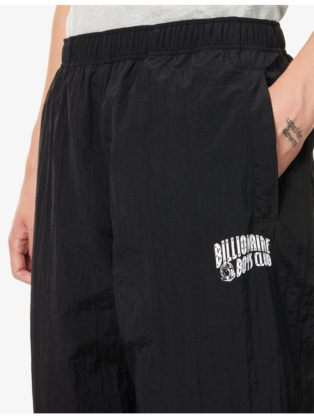Small Arch Logo-Print Woven Track Bottoms - 5