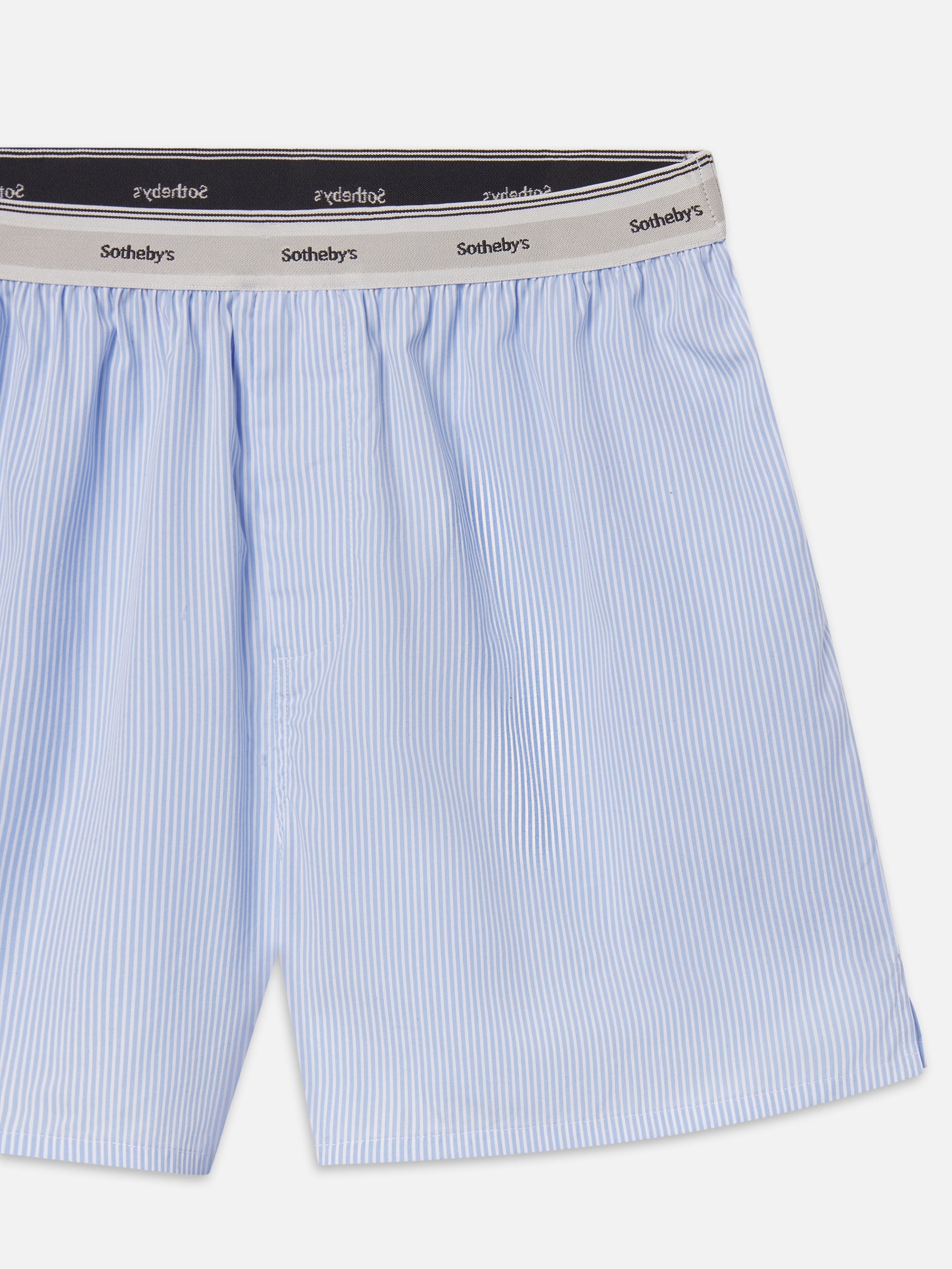 Sotheby’s Unisex Boxer Short in Blue Stripe - 4