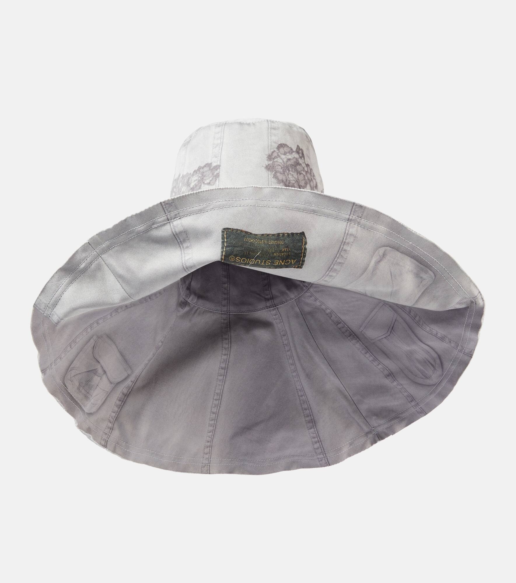 Oversized reversible cotton bucket hat - 6