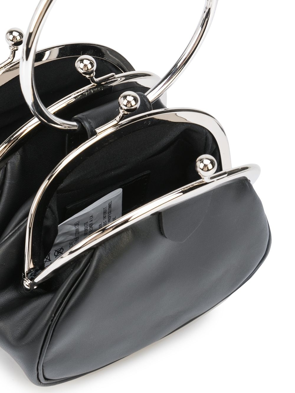 ring-top handle pouch clutch - 5