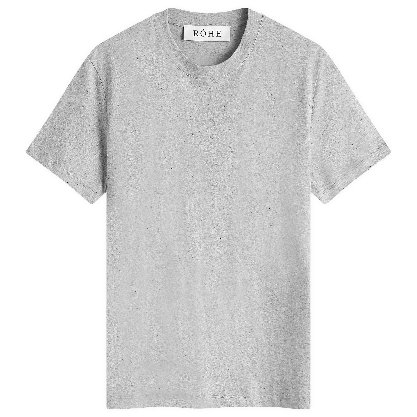 Róhe Slub melange cotton t-shirt - 1