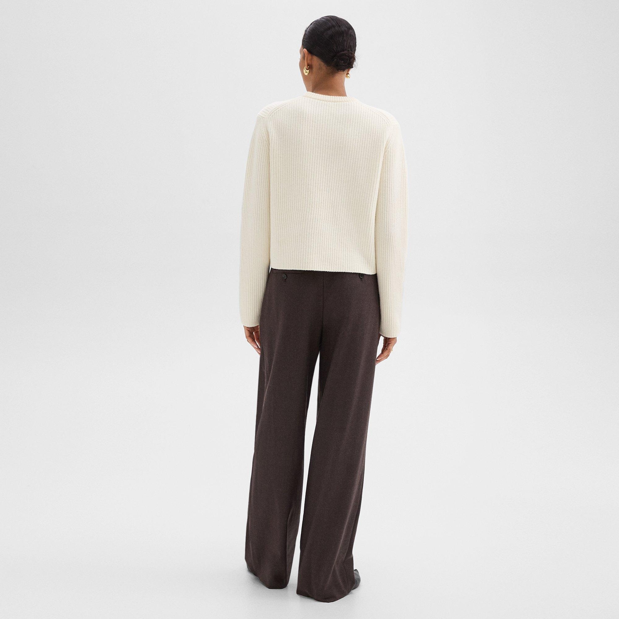 Double Pleat Pant in Sleek Flannel - 4