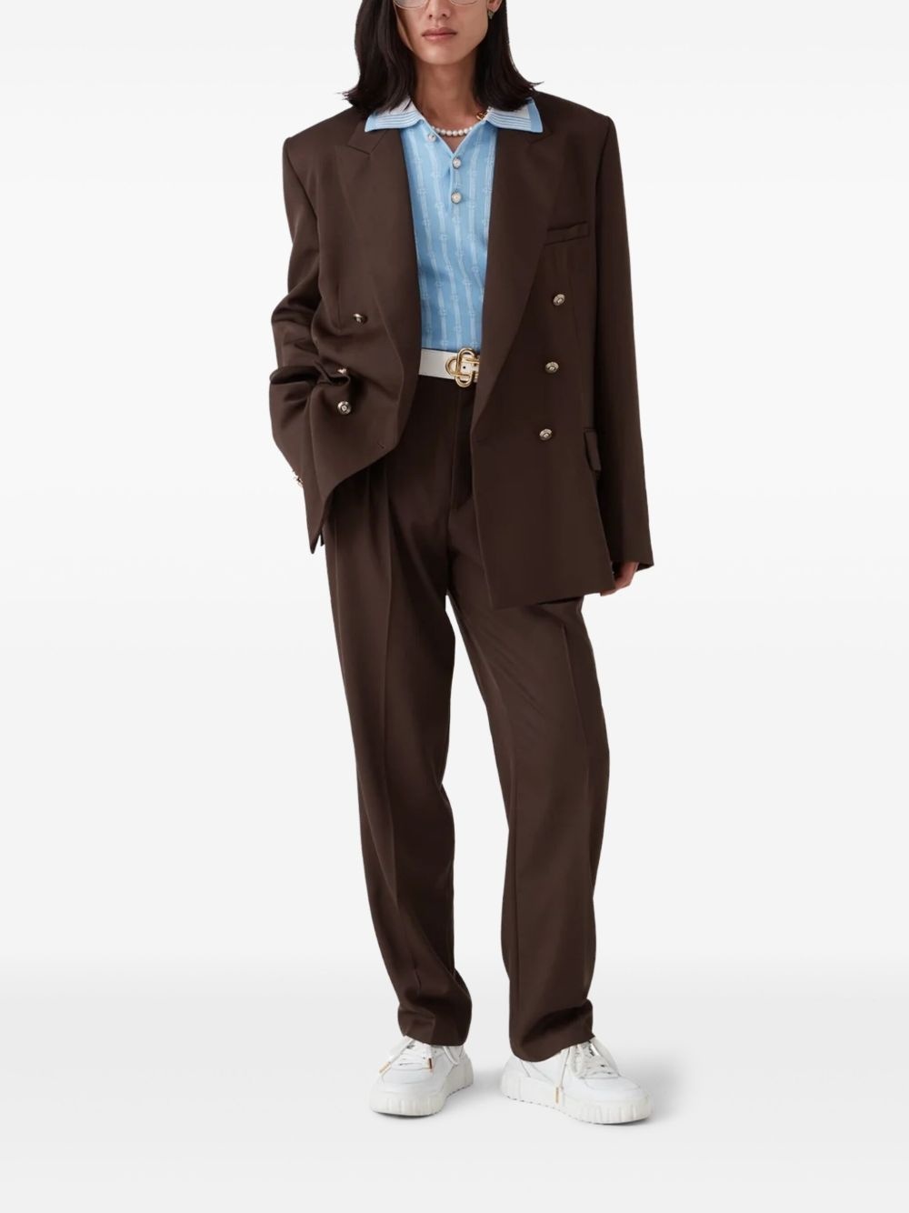 peak-lapel blazer - 2