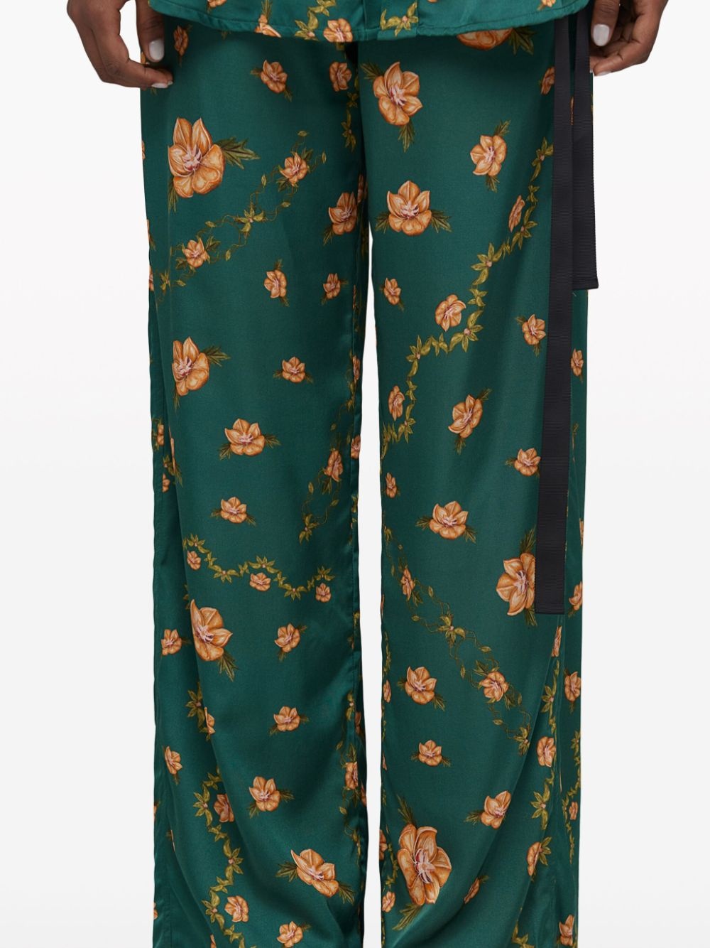 Memoria EsotÃ©rico wide-leg trousers - 4