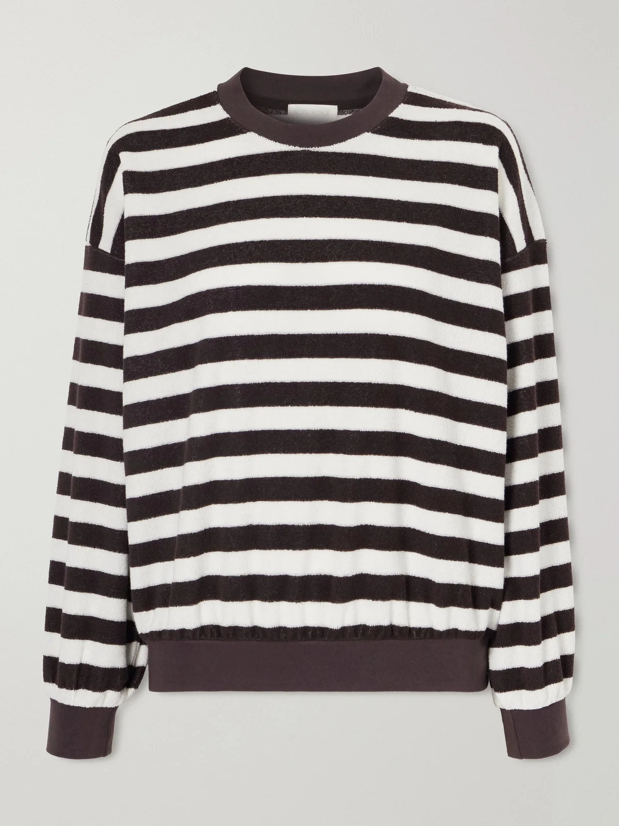 Sifnos Striped Cotton-blend Terry Sweatshirt - 1
