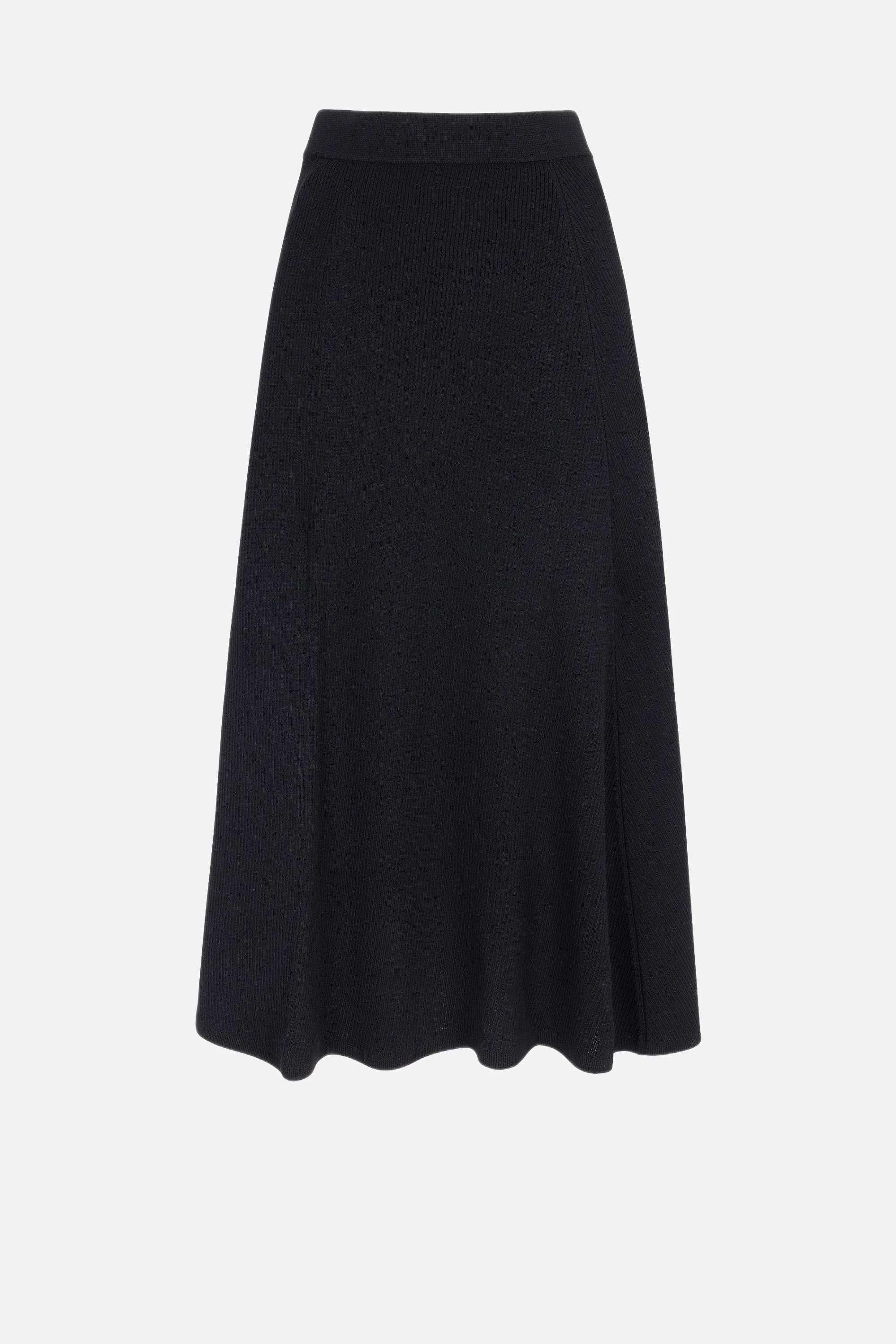 Dorian Skirt in Black Cashfeel - 1